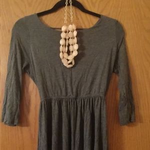 Gray fashion dress